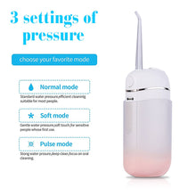 Load image into Gallery viewer, SWTROOM Cordless Water Flosser Oral Irrigator, Dental Teeth Cleaner IPX7 Waterproof 3 Modes for Home and Travel