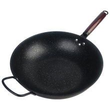 Load image into Gallery viewer, Kibhous Antiskid Non-Stick Pan, 12.5 Inch Stone Coated Frying Pan, Bakelite Handle Antiskid Frying Woks, Black