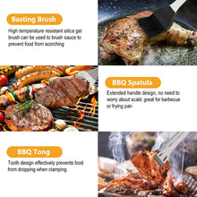 Load image into Gallery viewer, 21pcs Complete Grill Accessories Kit, the Very Best Grill Gift on Birthday Wedding - Professional BBQ Accessories Set for Outdoor Camping Grilling