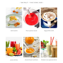 Load image into Gallery viewer, Mighty Rock Immersion Hand Blender Stick Blender Handheld Mixer for Soup Smoothie Baby Food BPA Free with Whisk Beaker Chopper Bowl