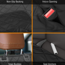 Load image into Gallery viewer, Dog Back Seat Cover Protector Waterproof Scratchproof Nonslip Hammock for Dogs Backseat Protection Against Dirt and Pet Fur Durable Pets Seat Covers for Cars & SUVs
