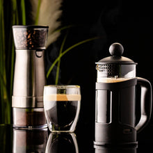 Load image into Gallery viewer, Kibhous French Press Coffee Machine Capacity 34Oz Coffee Machine, with 1 Filter, Heat-Resistant and Durable Borosilicate Glass, Black