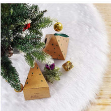 Load image into Gallery viewer, Christmas Tree Skirt Tree Skirt White Tree Skirt for Christmas Tree Decorations Plush Skirt for Merry Christmas Party Christmas Tree Decoration Merry Christmas Tree Skirt Collar 36 inch