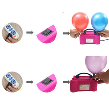 Load image into Gallery viewer, Electric Air Balloon Pump Portable Dual Nozzle Electric Balloon Blower Air Pump Balloons Inflator for Decoration Party Sport