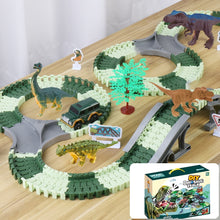 Load image into Gallery viewer, Dinosaur Toys Race Track Set to Create a Race Car Track Dino World,Christmas Birthday Gift for Kids Age 3+