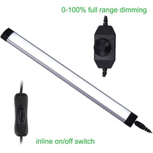 Load image into Gallery viewer, Kibhous 6 Pcs LED Under Cabinet Lights Rigid Bar Kit, Can Plugged or Directly Connected to an LED Driver, Super Bright Connectable Lighting Strip Suitable for Kitchen Cabinets, Counters, Warm White