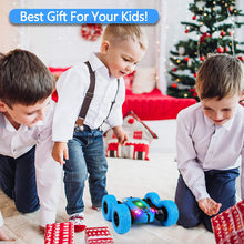 Load image into Gallery viewer, Remote Control Car Double Sided 360°Rotating 4WD RC Cars with Headlights 2.4GHz Electric Race Stunt Toy Car Rechargeable Toy Cars for Boys Girls Birthday (Blue)