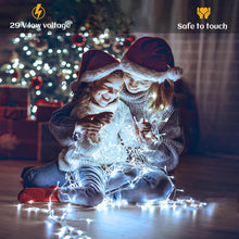 Load image into Gallery viewer, 360 LED Christmas Icicle Lights, 29.5 FT Curtain Fairy Icicle String Lights, Christmas Decorations, Led Twinkle Lights for Holiday, Party, Wedding, Eaves, White