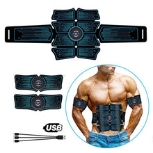 Load image into Gallery viewer, MOVSOU Muscle Trainer Intelligent Abs Stimulator Abdominal with 6 Modes 10 Levels, Abs Muscle Training Gear Muscle Toner for Men Women Portable Fitness Workout Home Equipment