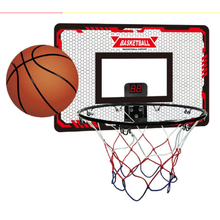 Load image into Gallery viewer, Indoor Basketball Hoop for Kids, Over The Door Basketball Hoops with Audio Scoreboard, Mini Children's Basketball Hoop Toys, Gifts for 5-12 Year Old Boys Girls