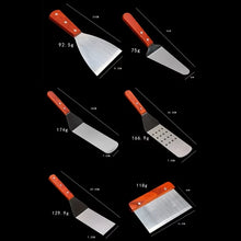 Load image into Gallery viewer, Movsou Griddle Accessories Set Flat Top Grill Tools Set Spatula Kit Stainless Steel for Blackstone and Camp Chef Cooking Outdoor BBQ Camping 9 Pcs