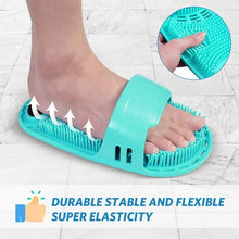 Load image into Gallery viewer, Meidong Silicone Shower Foot Scrubber Personal Foot Massage and Cleaning, Non-slip Foot Scrubber for Men and Women (1PCS Green)