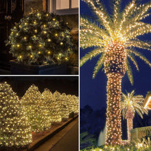 Load image into Gallery viewer, Funsmile Christmas String Lights LED Twinkle Cluster Lights 82Ft 200Led 8 Modes Timer Memory Function for Christmas Xmas Tree Holiday Party Garden Warm White