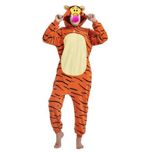 Load image into Gallery viewer, Adult Onesie Tiger Sleepwear Animal Cartoon Costume and Teens Pajamas Unisex Christmas Halloween Cosplay