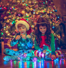 Load image into Gallery viewer, Silensys Christmas String Lights 66Ft 200LEDs Timer Chritsmas Tree Lights 8 Modes for Indoor Xmas Party Yard Garden Multi Colored