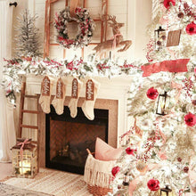 Load image into Gallery viewer, Swtroom 4 Pack Christmas Stockings 18in Large Size Cable Knitted Stocking Gifts & Decorations for Family Holiday Xmas Party, Ivory White