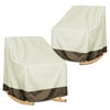 Load image into Gallery viewer, Swtroom 2 Pack Outdoor Rocker Patio Chair Cover, 210D Waterproof, Furniture Protector Weather & UV Resistant, Beige
