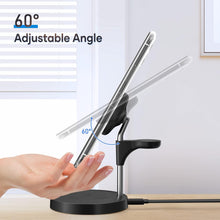 Load image into Gallery viewer, 3 in 1 Charging Station, Wireless Charger for iPhone, Fast Mag-Safe Charger Stand with QC2.0 3.0 Adapter Compatible with iPhone 14,13,12 Pro Max/Pro/Mini/Plus, Watch Ultra/8/7/SE/6/5/4/3/2/1, Black