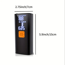 Load image into Gallery viewer, Cordless Tire Inflator 150 PSI Tire Inflator Portable Air Compressor With Digital LCD Pressure Gauge Electric Air Pump Quick Inflation For Car, Motorcycle, Bicycle Tires And Balls