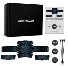 Load image into Gallery viewer, MOVSOU Muscle Trainer Intelligent Abs Stimulator Abdominal with 6 Modes 10 Levels, Abs Muscle Training Gear Muscle Toner for Men Women Portable Fitness Workout Home Equipment