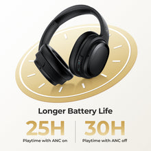 Load image into Gallery viewer, Hybrid Active Noise Cancelling Headphones Wireless Bluetooth Headphones Deep Bass Bluetooth 5.2 Comfort Fit with 30H,Black