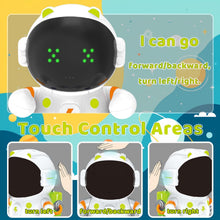 Load image into Gallery viewer, Kids Robot Toys Smart Spacemen Toys With Dynamic LED Eyes, Interactive Robots with Touch Sensor,Voice Control,Sing,Dance Christmas Birthday Gift Toys