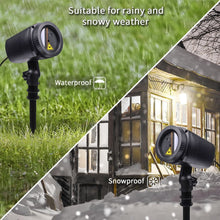 Load image into Gallery viewer, Christmas Laser Stars Projector Lights 3 modes Remote Control Waterproof Timer for Holiday Party Garden,Red & Green
