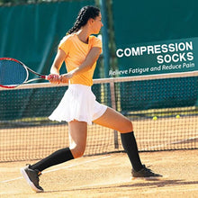 Load image into Gallery viewer, Swtroom 3 Pairs Compression knee Socks for Women & Men for Outdoor Cycling and Running Recovery Socks, Black
