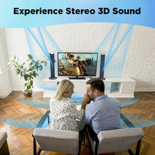 Load image into Gallery viewer, Sound Bar, 50W Sound Bars for TV, 5.0 Bluetooth TV Sound bar, Wired & Wireless Soundbar, ARC/Optical/AUX Connection, Separable Soundbar 31 inch