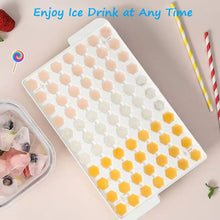 Load image into Gallery viewer, Mighty Rock Ice Cube Tray Silicone Bottom with Ice Bin Scoop 308 Pcs Tiny Crushed Ice Cubes Molds for Chilling Drinks Coffee Juice White