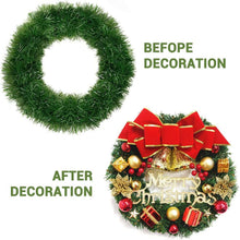Load image into Gallery viewer, 50FT Christmas Garland for Christmas Decoration, Non-Lit Soft Green Unlit Artificial Greenery Garland for Outdoor Or Indoor Decor, Artificial Christmas Twist Garland for Wedding Party Decoration