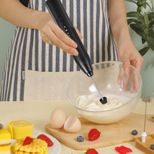 Load image into Gallery viewer, Mighty Rock Electric Milk Frother Handheld Milk Foamer with USB Rechargeable Coffee Frother 3 Speeds Milk Whisk 2 in 1 Egg Beater Perfect for Coffee, Latte, Cappuccino, Silver