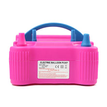 Load image into Gallery viewer, Electric Air Balloon Pump Portable Dual Nozzle Electric Balloon Blower Air Pump Balloons Inflator for Decoration Party Sport