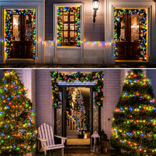 Load image into Gallery viewer, 4 Pack Christmas Tree String Lights Christmas Fairy Lights Multicolor LED with 8 Modes Battery Operated Indoor Outdoor Waterproof Lights