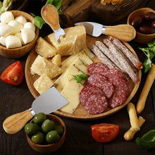 Load image into Gallery viewer, Cheese Knives Set Cheese Spreader Slicer Cheese Cutter Cheese Fork Cheese Spreading Knife for Charcuterie Boards Cutlery Gift Set 6 Pieces Cheese Knife Utensils Set