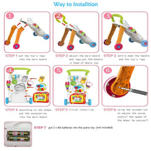 Load image into Gallery viewer, Funsmile Baby Push Walker Sit to Stand Toddler Learning Walker Walking Toys for 6 9 12 18 24 Months