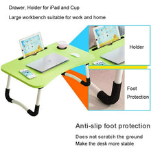 Load image into Gallery viewer, Mighty Rock Laptop Desk Foldable Bed Tray Table Laptop Bed Stand Standing Table for Bed Sofa Couch Floor Green