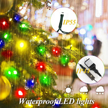Load image into Gallery viewer, 6.6 FT x 16 Christmas Tree Lights,400 LED Christmas Lights with 8 Modes & Memory Function,Outdoor Indoor String Lights With Remote Control for Christmas Decorations-Multi color