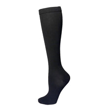 Load image into Gallery viewer, Swtroom 3 Pairs Compression knee Socks for Women & Men for Outdoor Cycling and Running Recovery Socks, Black