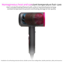 Load image into Gallery viewer, MOVSOU 1800W Professional Hair Dryer with Diffuser Ionic Conditioning - Powerful, Fast Hairdryer Blow Dryer,AC Motor Heat Hot and Cold Wind Constant Temperature Hair Care Without Damaging Hair