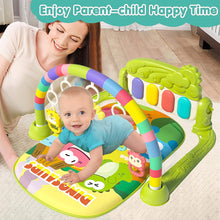 Load image into Gallery viewer, Baby Gym Play Mat Kick Play Piano Gym with Musical Tummy Time Mat Activity Center for Newborn Infants