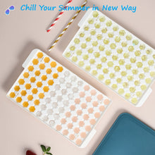Load image into Gallery viewer, Mighty Rock Ice Cube Tray Silicone Bottom with Ice Bin Scoop 308 Pcs Tiny Crushed Ice Cubes Molds for Chilling Drinks Coffee Juice White