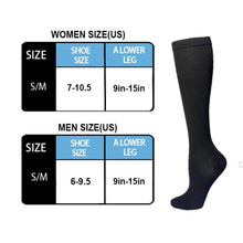 Load image into Gallery viewer, Swtroom 3 Pairs Compression knee Socks for Women & Men for Outdoor Cycling and Running Recovery Socks, Black