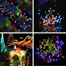 Load image into Gallery viewer, Christmas String Lights Twinkle Cluster Lights 82Ft 200Led 8 Modes Timer Memory Function for Christmas Party Garden Multicolor