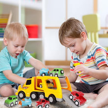 Load image into Gallery viewer, Funsmile Kids Toys Car for Boys Boy Toy Trucks 6 in 1 Carrier Vehicle Transport Toys Birthday Party Boy Gifts for Kids