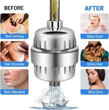 Load image into Gallery viewer, MOVSOU High Output Shower Filter - Latest Superior Advanced 17-stage Filter Media - Universal Multi-Stage Shower Head Filter
