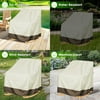 Load image into Gallery viewer, Swtroom 2 Pack Outdoor Rocker Patio Chair Cover, 210D Waterproof, Furniture Protector Weather & UV Resistant, Beige