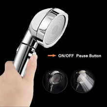 Load image into Gallery viewer, Mighty Rock Drill-Free High Pressure Handheld Shower Head with ON/OFF Pause Switch 3 Spray Modes Water Saving Showerhead, Detachable Puppy Shower Accessories (Shower Head (Chrome)+Bracket+Hose)