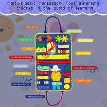 Load image into Gallery viewer, Silensys Busy Board Montessori Toys Busy Book Gift for 1 2 3 4 Year Old Toddler Sensory Board Travel Toys