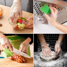 Load image into Gallery viewer, Mighty Rock 1000Pcs Disposable Transparent Barbecue Gloves Work for Food Service Gloves,Cooking, Cleaning, Hair Coloring, Painting, BBQ, Food Handling